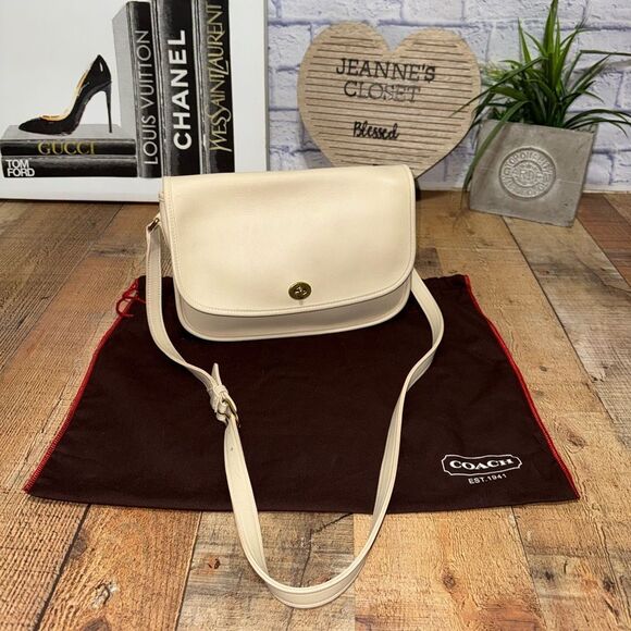 Vintage Coach city bag 9790 bone